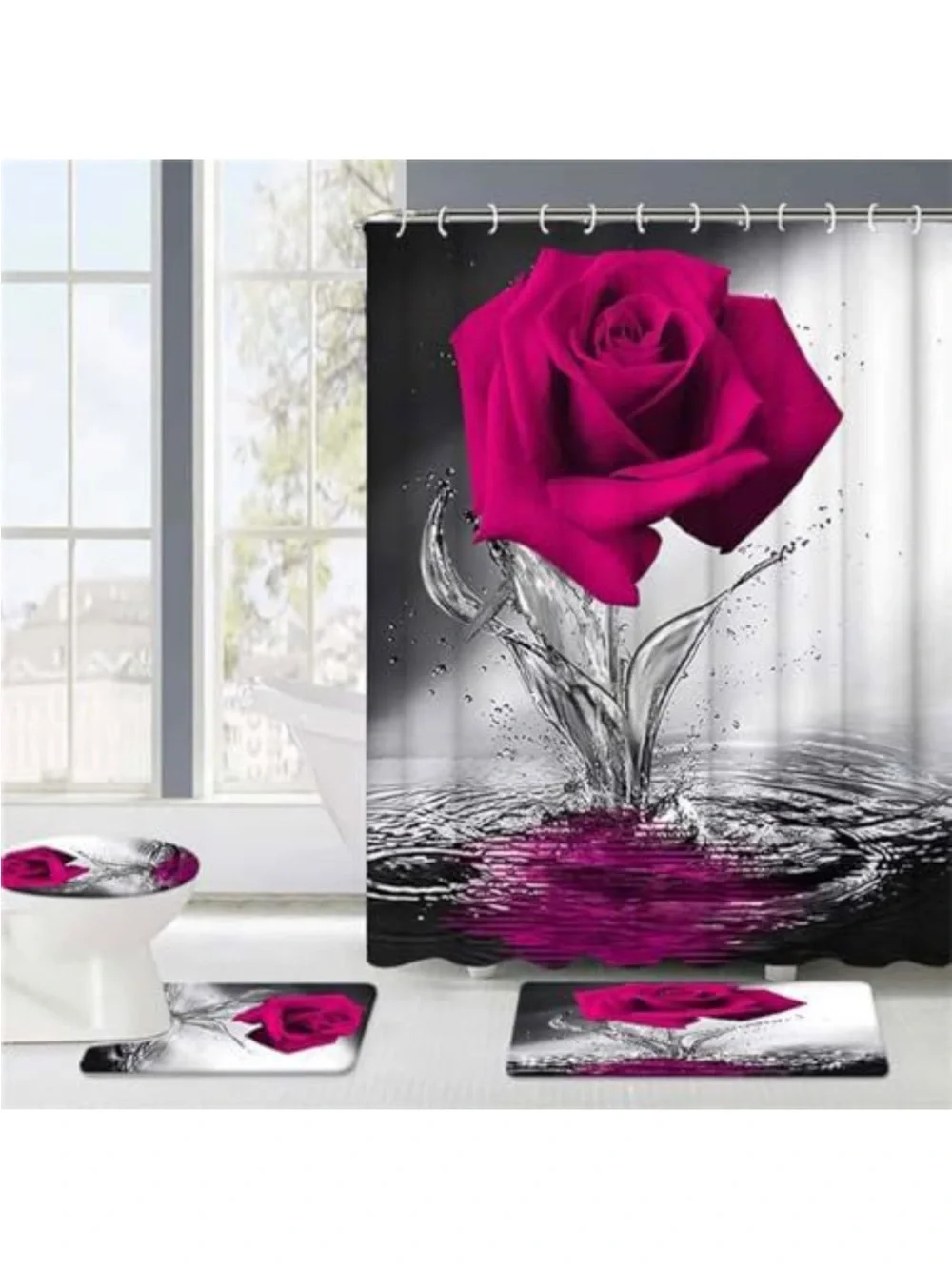 N/A rose bathroom
